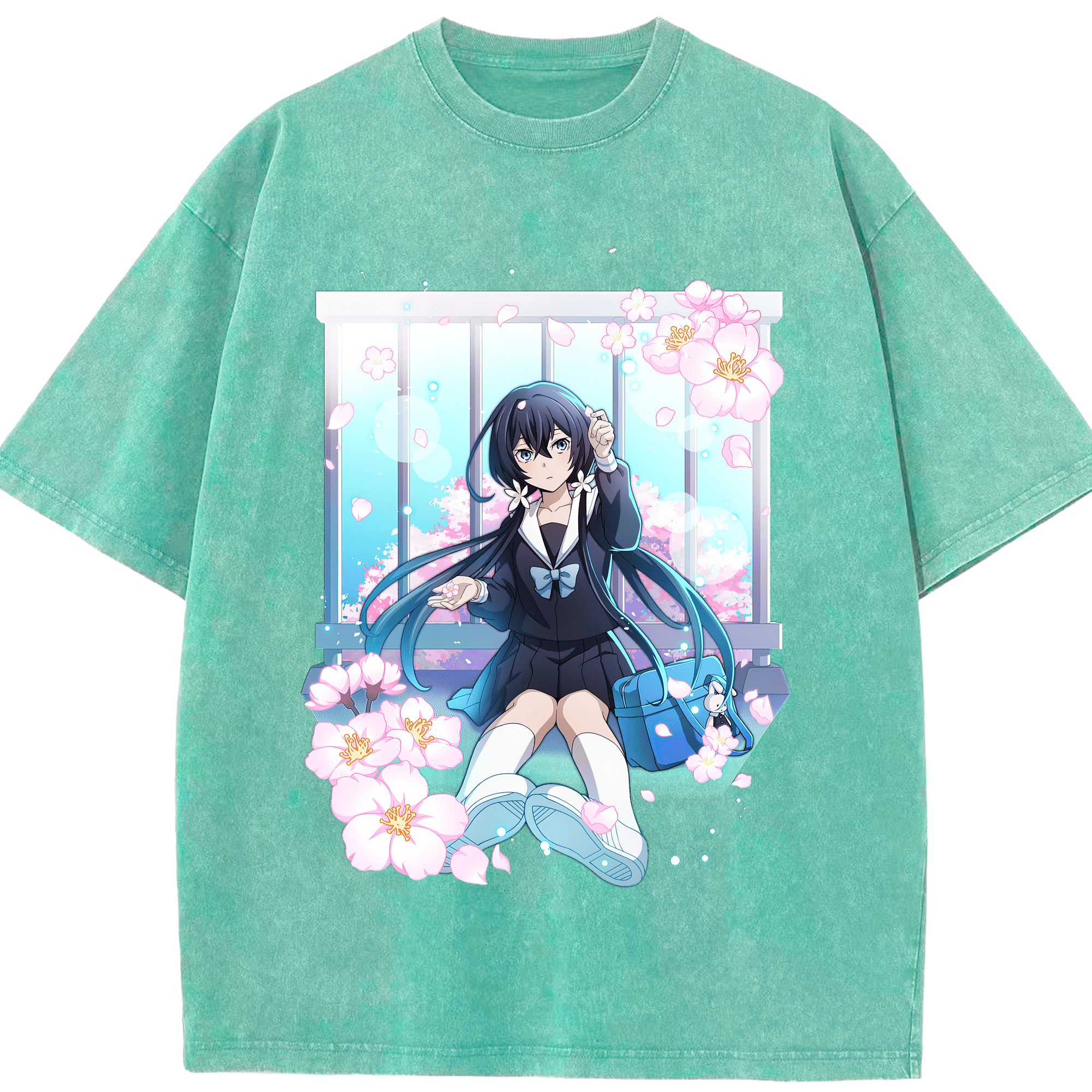 （画像用） 文豪ストレイドッグス Bungo Stray Dogs 綿100% ヴィンテージ風 半袖Tシャツ（フロントプリント）